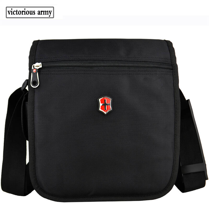 victorious army常胜军单肩包男士休闲韩版斜挎包牛津