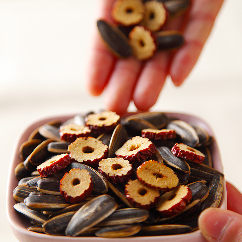 真心 红枣味瓜子 粒大皮薄 含红枣片 休闲零食小吃 坚果炒货 500g/袋