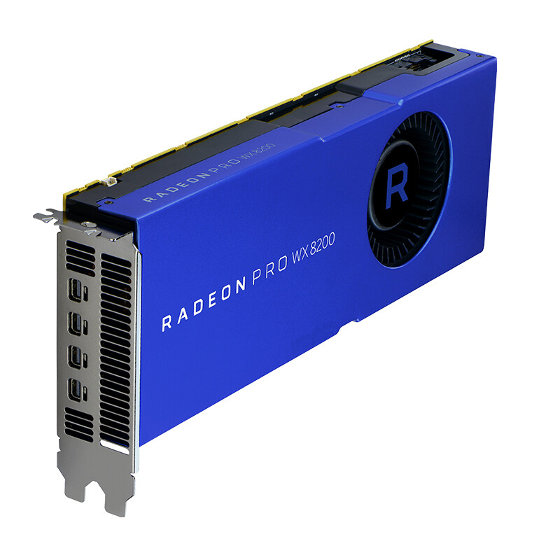 AMD Radeon Pro WX 8200 专业显卡