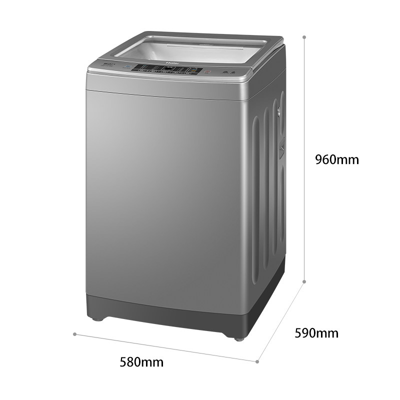 海尔（Haier）10公斤kg幂动力波轮洗衣机全自动脱水甩干中途添衣减少缠绕EB100F959
