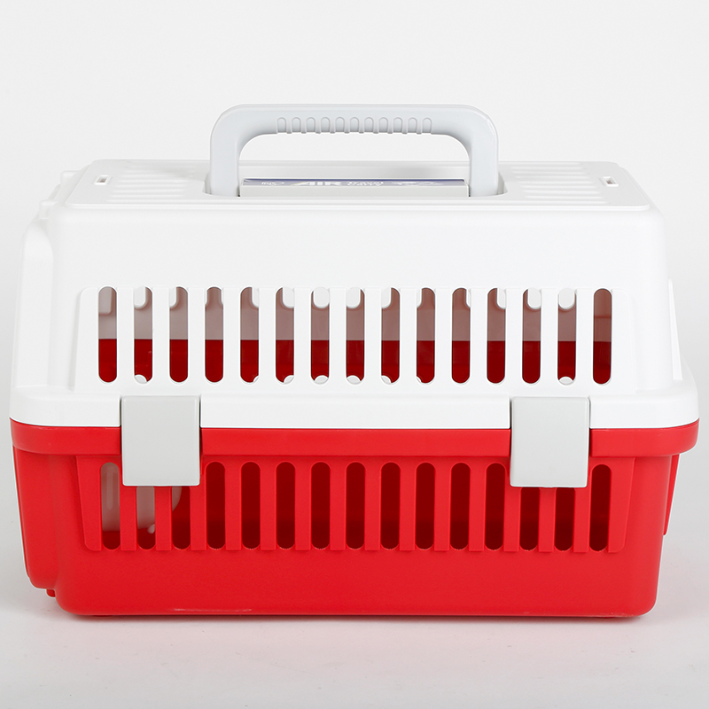 爱丽思 IRIS 航空箱 狗狗猫咪便携宠物箱笼子 托运箱外出手提篮 ATC-460 红色 适用5kg内