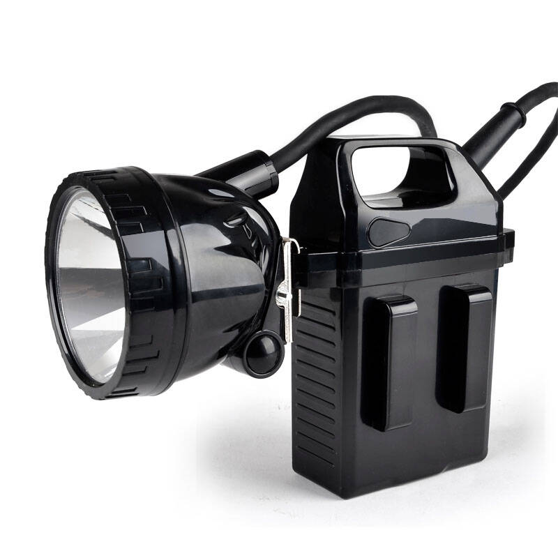 led头灯 户外分体式照明头灯强光充电手提灯夜钓狩猎头灯