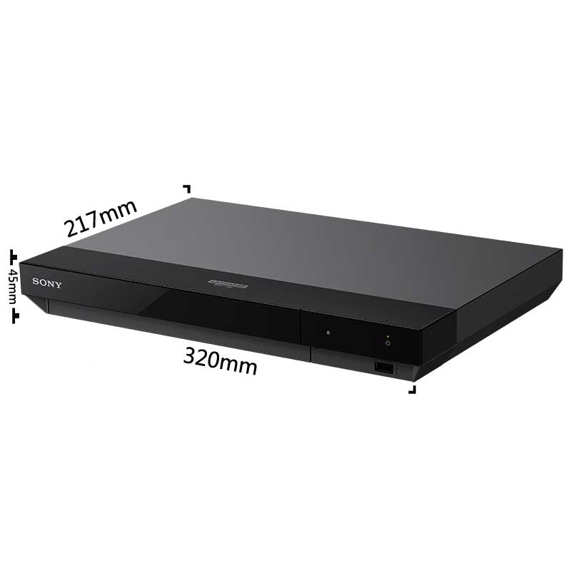 索尼 SONY UBP-X700   4K UHD蓝光DVD影碟机  杜比视界 3D/USB播放 网络视频  双HDMI 蓝光高清播放机器 黑色