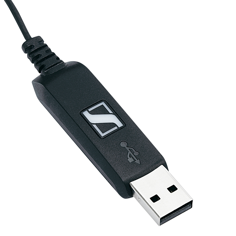 森海塞尔（Sennheiser）PC8 USB  教学游戏立体声耳机  吃鸡耳机 头戴式耳机 黑色