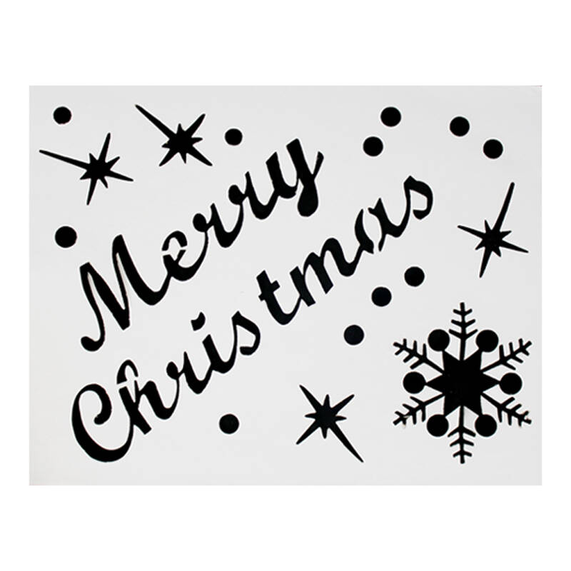 仕彩 圣诞模板 圣诞喷雪模版 喷彩模板套装 圣诞装饰用品 小模板