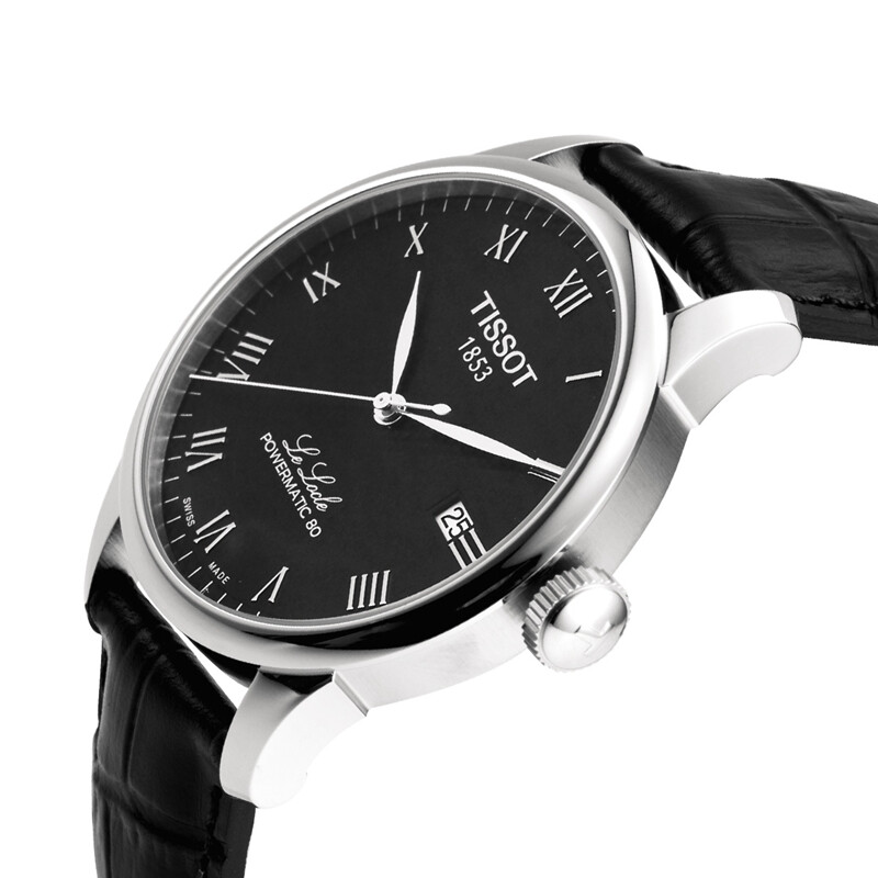 天梭(TISSOT)瑞士手表 力洛克系列皮带机械男士手表T006.407.16.053.00