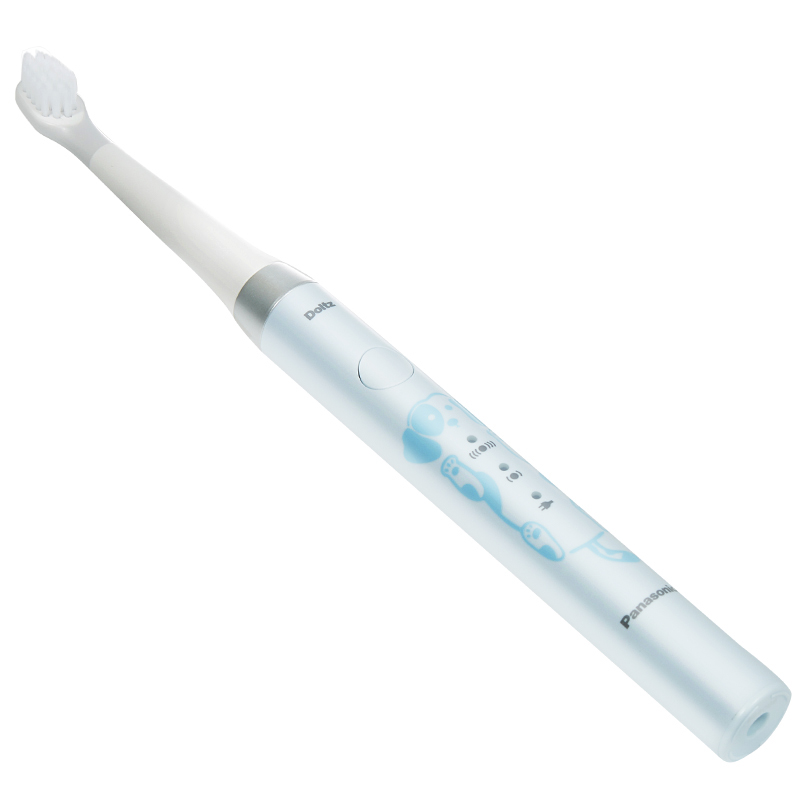 松下（Panasonic）儿童电动牙刷软毛声波振动充电式6-12岁男女全身水洗家用全自动智能震动牙刷 EW-DM31-A（蓝色）