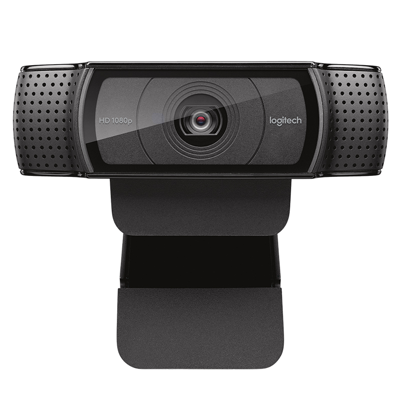 罗技（Logitech）Pro C920 高清网络摄像1080P自动对焦光线校正 双麦克风立体声  直播  视频录制