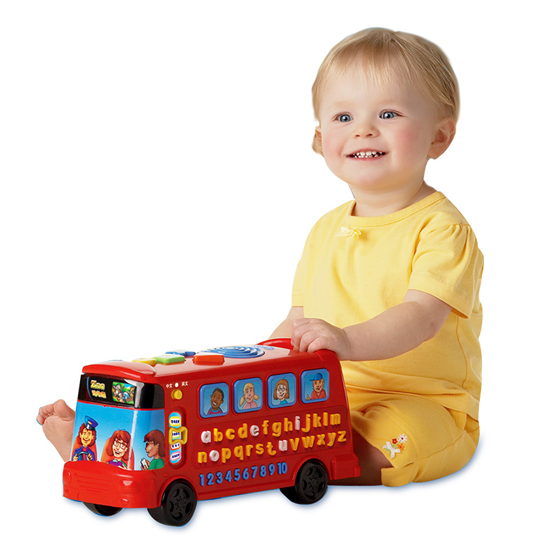 伟易达（Vtech） 早教启蒙中英双语字母巴士 26个字母玩具学习机婴幼儿小孩玩具模型礼品