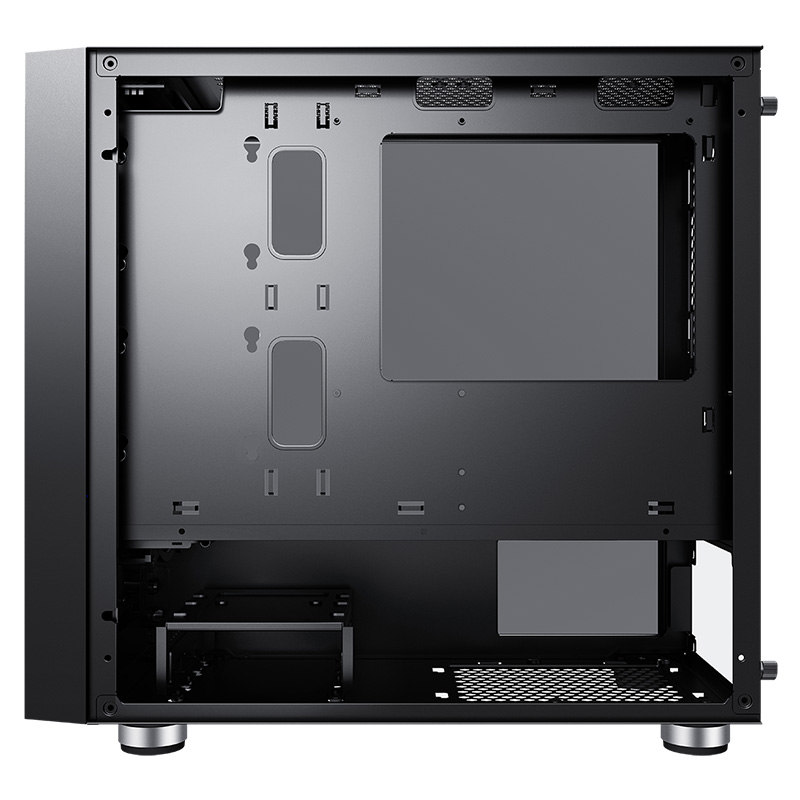 先马（SAMA）平头哥M7 Mini小涡轮游戏电脑小机箱 前板镂空散热/钢化玻璃侧透/支持M-ATX主板/U3/背线/电源仓