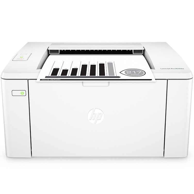 惠普（HP）M104w黑白激光打印机 无线 手机打印 家用 小型办公 P1108/1106升级wifi版