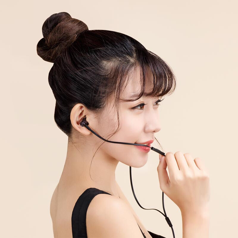 小米（MI） 活塞耳机清新版小米耳机入耳式线控手机耳机音乐耳机 活塞耳机清新版 黑色