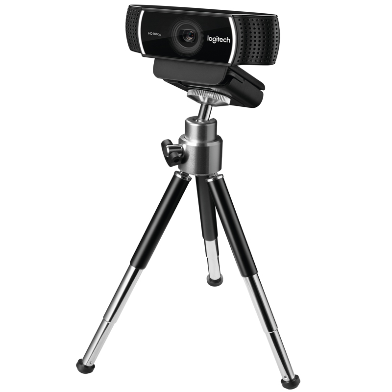 罗技（Logitech）C922 高清网络摄像1080P自动对焦光线校正 双麦克风立体声  直播   垂直视频拍摄