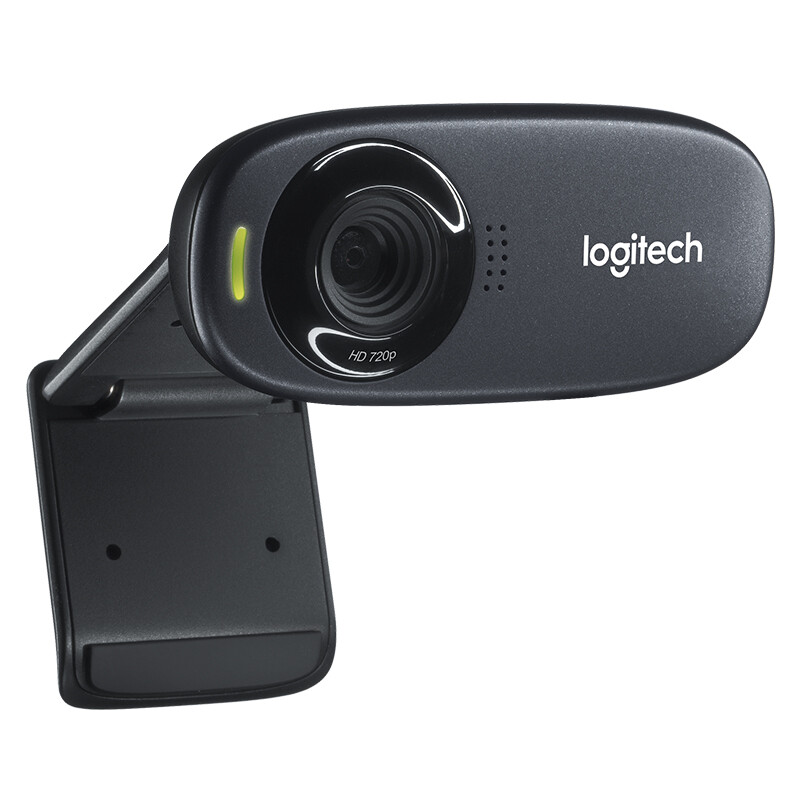 罗技（Logitech）C310 高清晰网络摄像头 即插即用 720P 自动光线校正 网络教学 亲友视频通话 个人网络会议