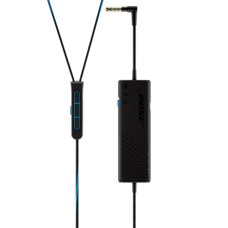 Bose QC20有源消噪耳机 黑色-苹果版线控 降噪手机耳机