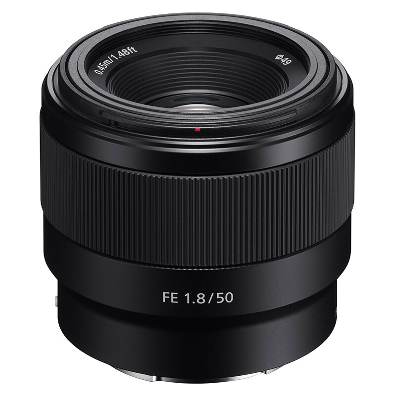 索尼（SONY）FE 50mm F1.8 全畫幅標(biāo)準(zhǔn)定焦微單相機(jī)鏡頭 E卡口(SEL50F18F)人像 街拍 夜景