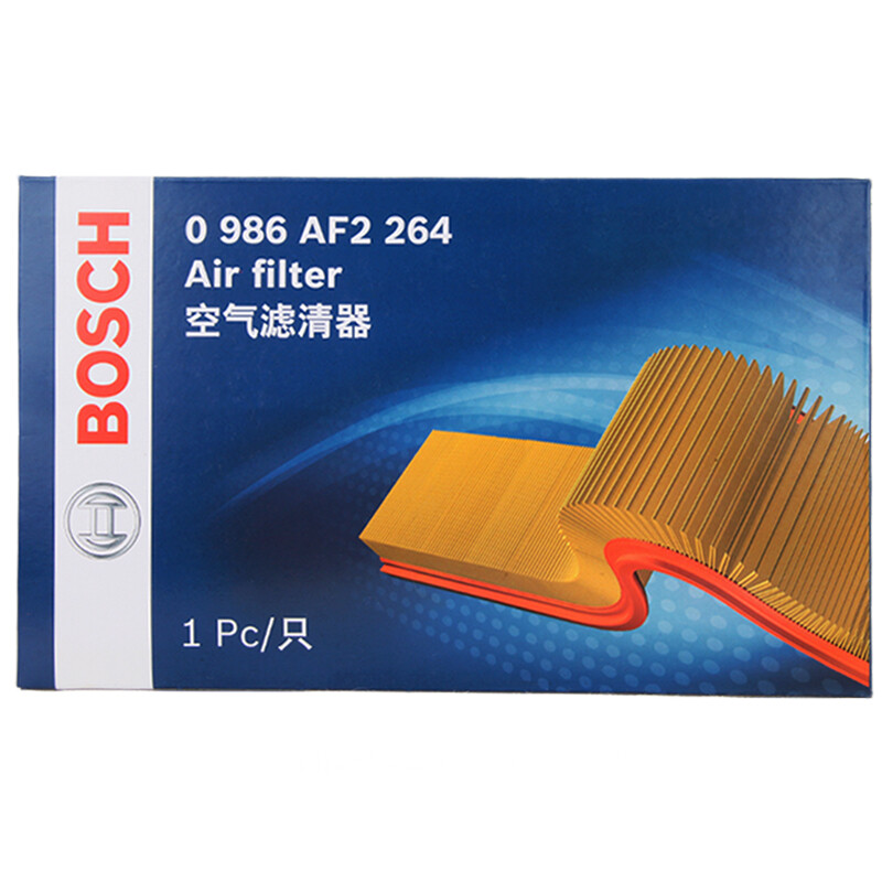 博世(BOSCH)空气滤清器0986AF2264(天籁2.3L/2.5L/蓝鸟智尊2.0/阳光/东风御轩/斯巴鲁森林人)