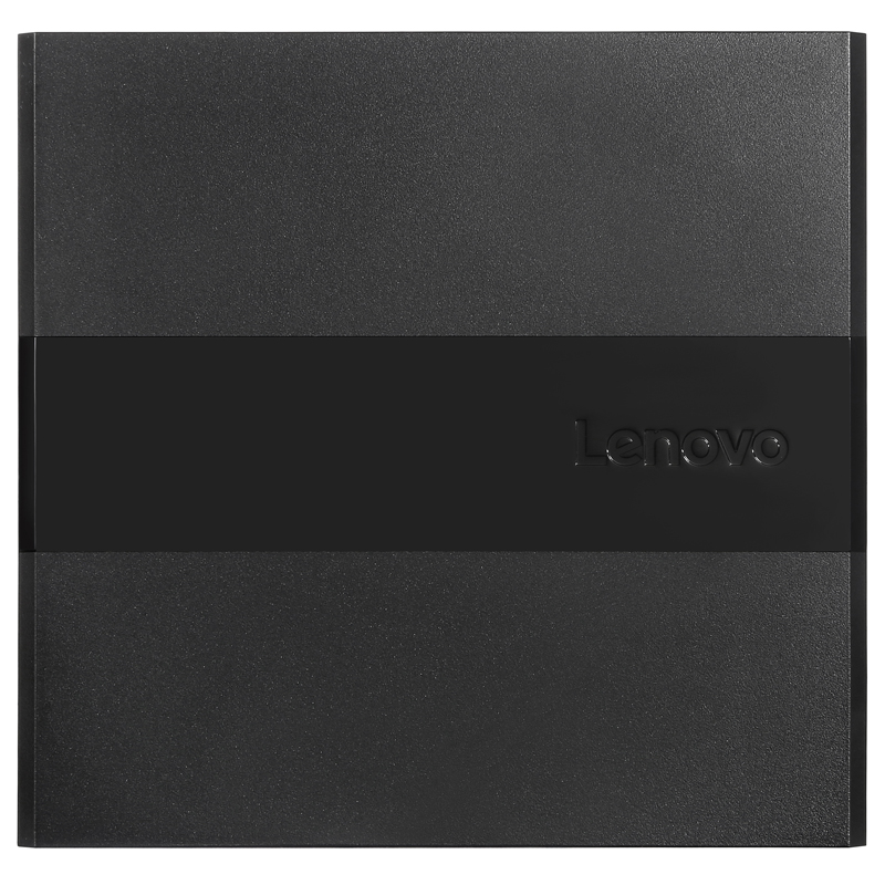 联想（Lenovo）8倍速 USB2.0 外置光驱 DVD刻录机 移动光驱 黑色(兼容Win7/8/10/XP/苹果MAC双系统/DB75-Plus