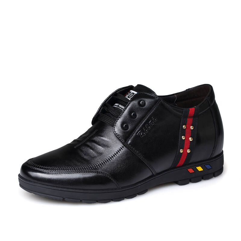 日泰皮鞋商务休闲鞋内增高男士皮鞋wzy4s8036 黑色 41