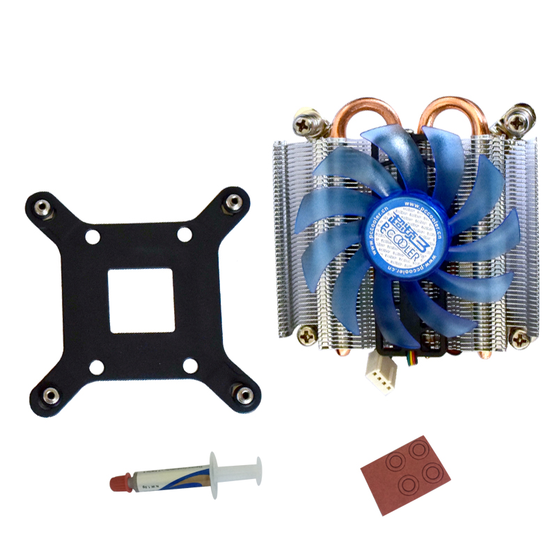 超频三（PCCOOLER）刀锋 CPU散热器（INTEL平台/2热管/智能温控/8CM风扇/一体机/附带硅脂）