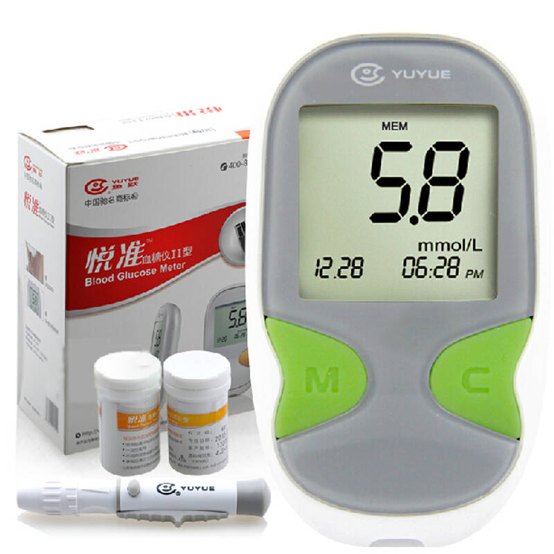 鱼跃血糖仪悦准ii型 仪器 100试纸