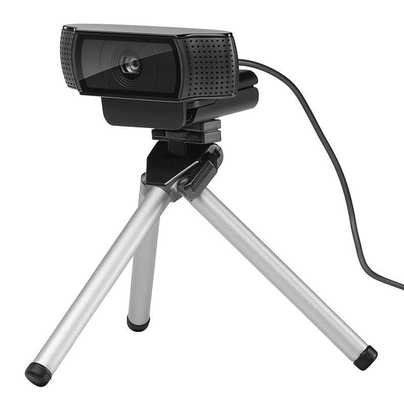 罗技（Logitech）C920e 高清网络摄像1080P自动对焦光线校正 双麦克风立体声  直播  一键链接社交软件