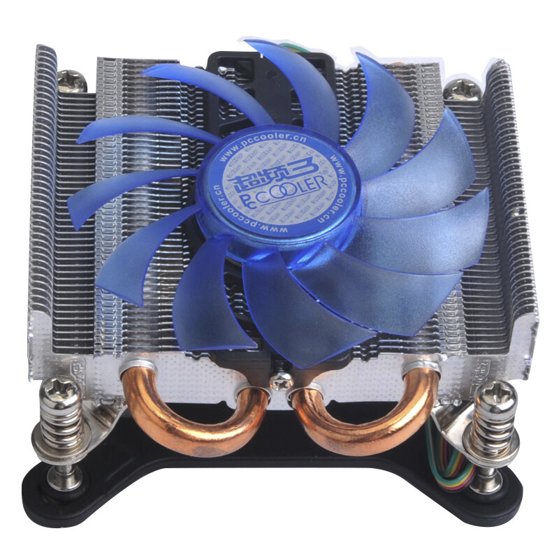 超頻三（PCCOOLER）刀鋒 CPU散熱器（INTEL平臺(tái)/2熱管/智能溫控/8CM風(fēng)扇/一體機(jī)/附帶硅脂）