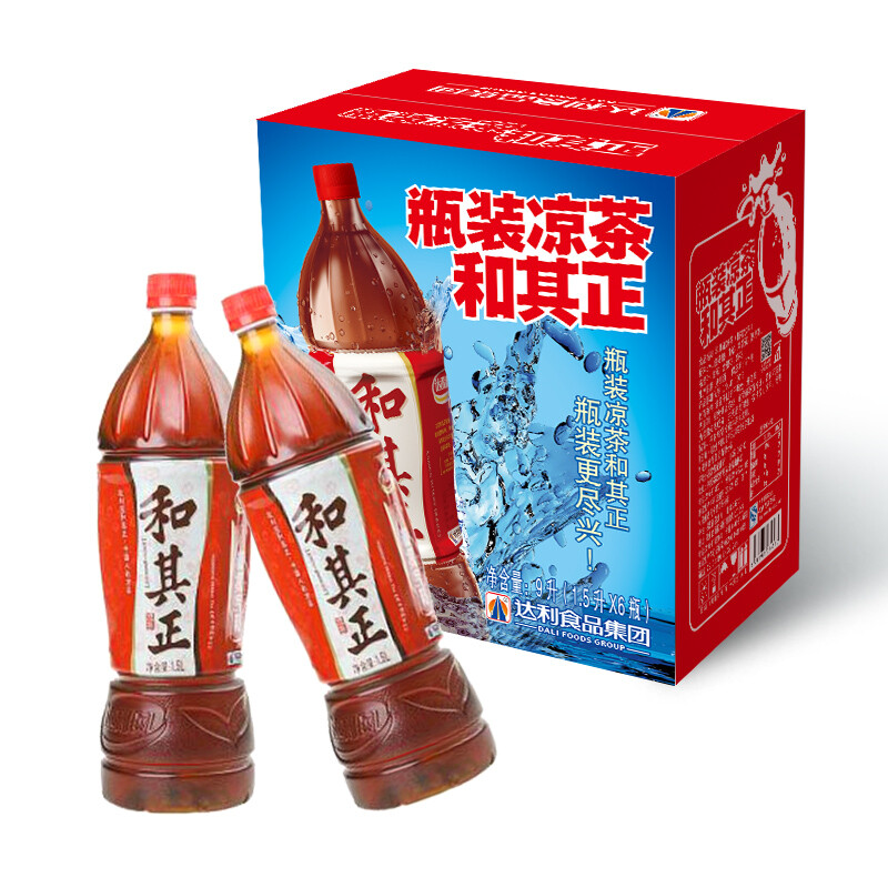 达利园 和其正 凉茶 1.5l*6瓶 整箱 *2个