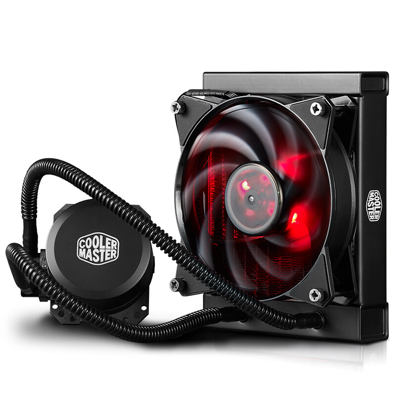 酷冷至尊(Cooler Master)冰神B120I CPU水冷散热器(支持I9 2066平台/双腔水泵/微流道设计/均衡型风扇)