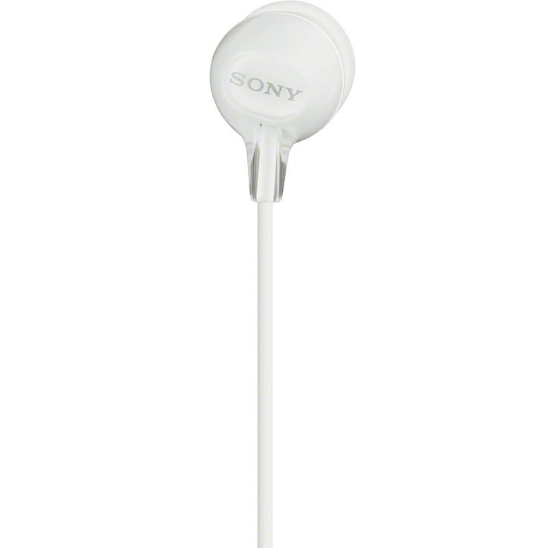 索尼（SONY） MDR-EX15AP 入耳式耳机有线手机电脑通用高音质K歌音乐耳机适用安卓 包邮 白色
