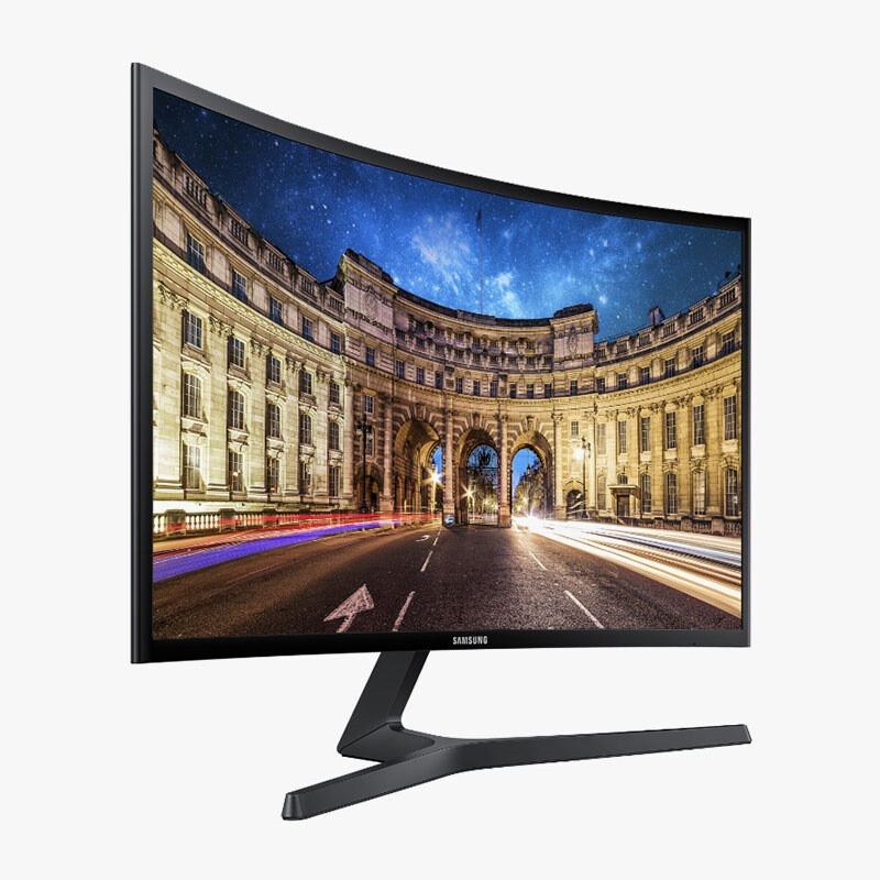 三星（SAMSUNG）27英寸 曲面 可壁挂 HDMI接口 节能爱眼认证 FreeSync CF39 电脑显示器 C27F396FHC