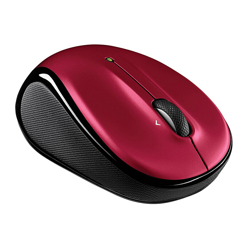 羅技（Logitech）M325 鼠標(biāo) 無(wú)線鼠標(biāo) 辦公鼠標(biāo) 對(duì)稱鼠標(biāo) 優(yōu)聯(lián) 紅色 自營(yíng) 帶無(wú)線2.4G接收器