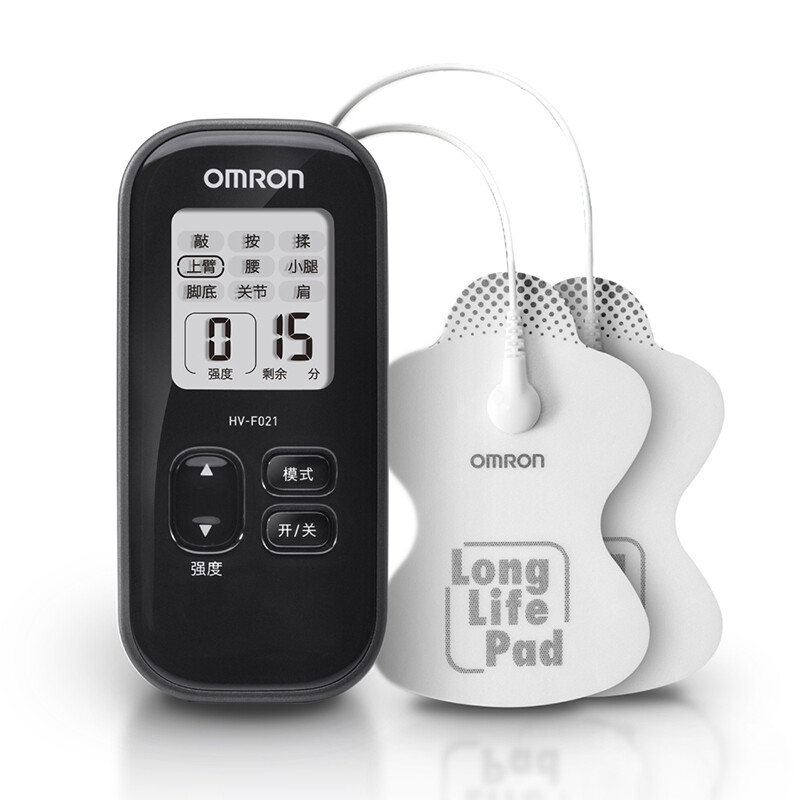 欧姆龙（OMRON）低频治疗器按摩仪 家用理疗仪HV-F021（黑色）