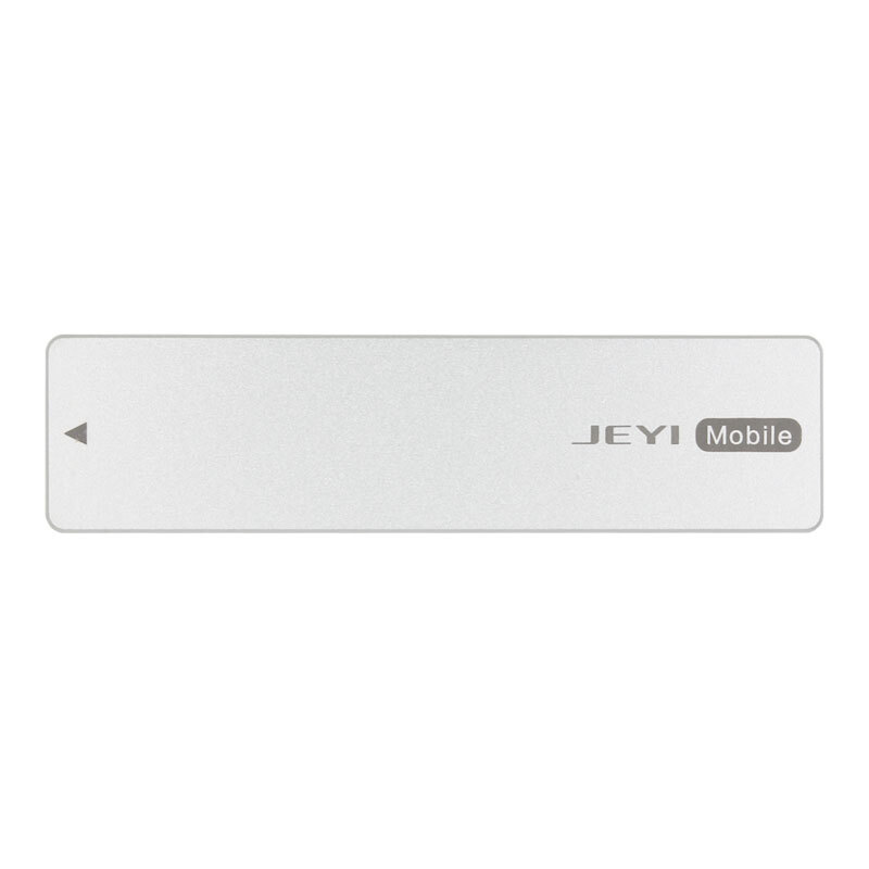 佳翼(JEYI) TYPE-C3.1 m.2移动硬盘盒 银色 (全铝CNC/2242-60-80盘专用/VLI716主控/支持TRIM/UASP/i8)
