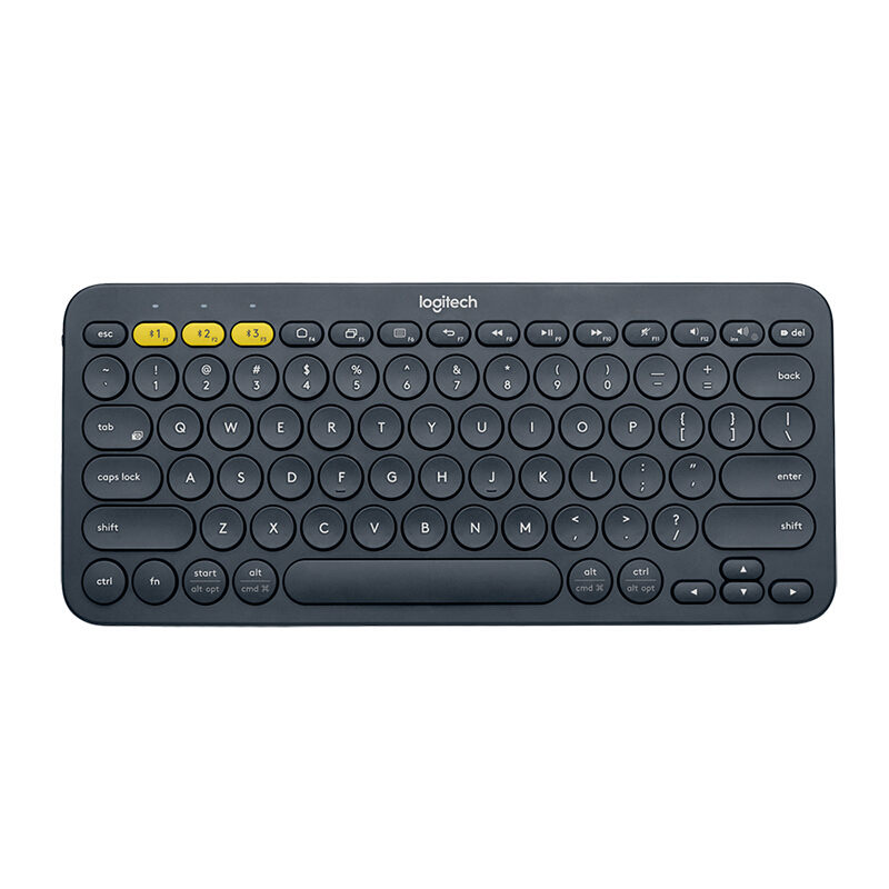 罗技（Logitech） K380无线蓝牙键盘多功能便携智能蓝牙键盘安卓苹果电脑手机 K380黑色