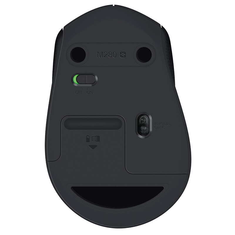 羅技（Logitech） M280無(wú)線鼠標(biāo)光電筆記本電腦商務(wù)辦公家用鼠標(biāo) M280黑色