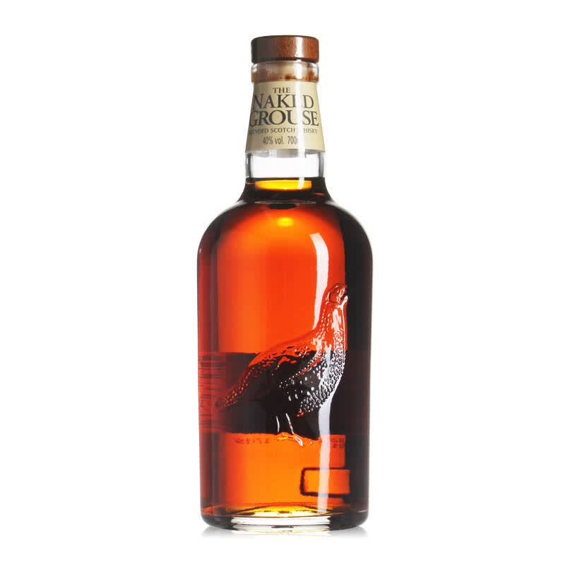 洋酒 威雀纯苏格兰威士忌 the naked grouse whisky 700毫升40度