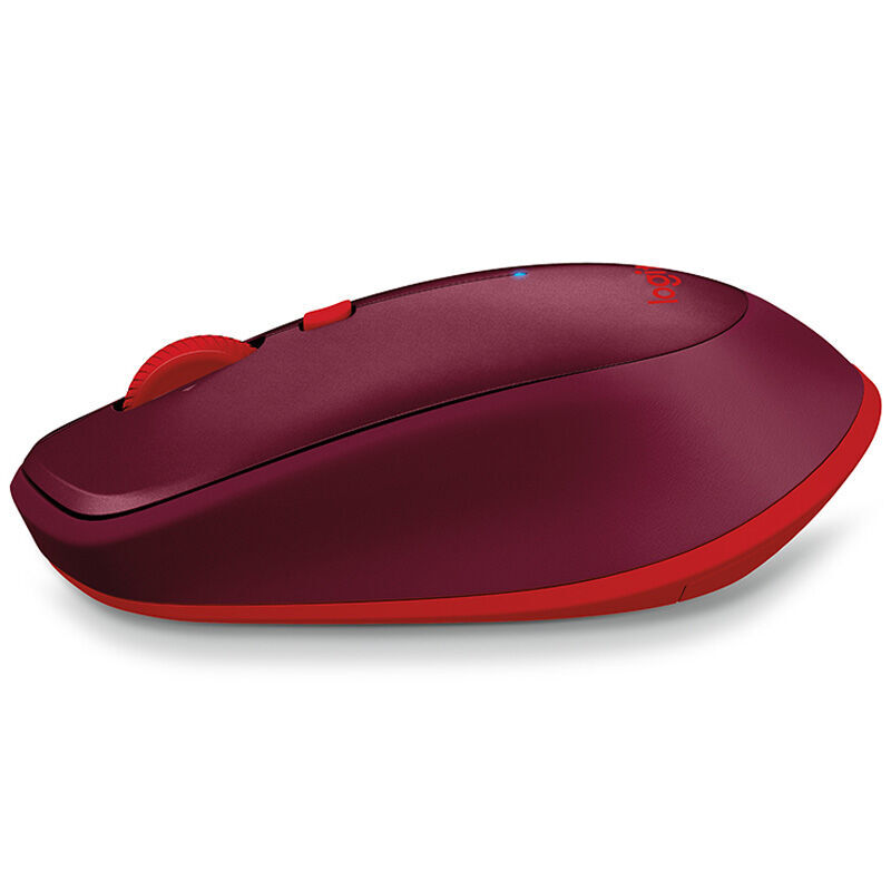 羅技（Logitech） M337藍(lán)牙無線鼠標(biāo)筆記本臺(tái)式電腦辦公mac鼠標(biāo) M337紅色