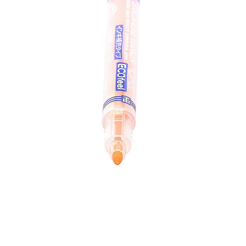 日本樱花(SAKURA)水性荧光笔中性笔记号笔签字笔马克笔水笔 双头荧光桔黄