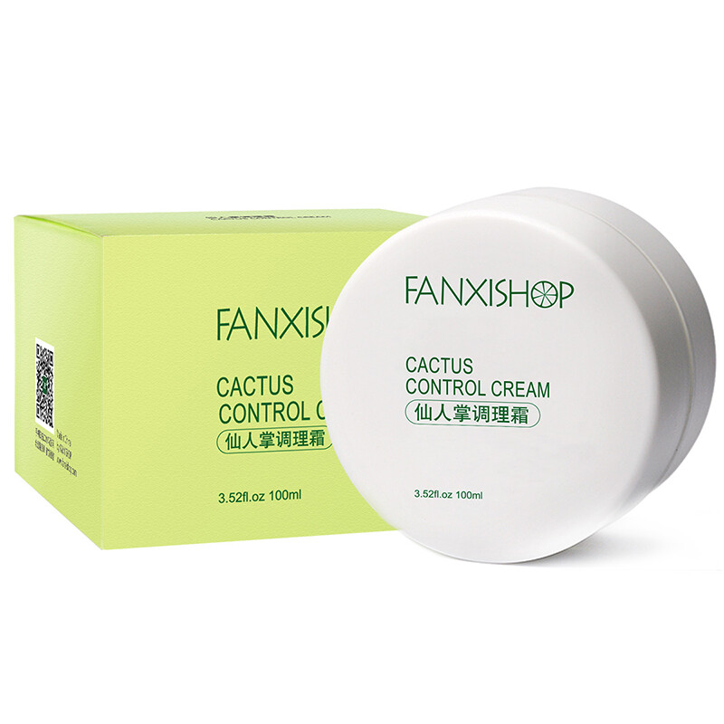 凡茜（fanxi）仙人掌调理霜100ml（去角质去黑头深层清洁毛孔平衡肌肤水油护肤霜）