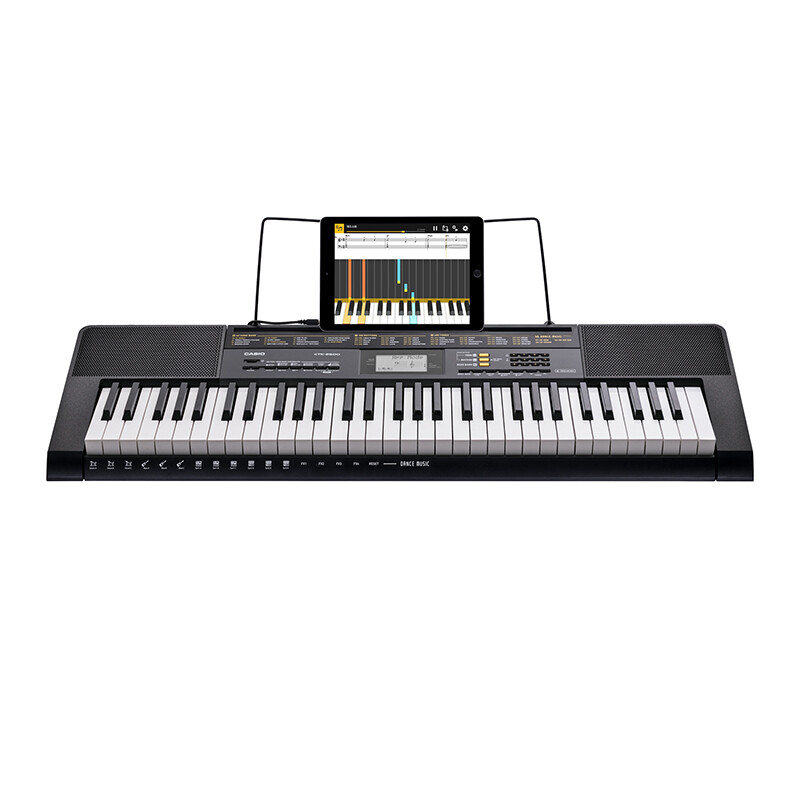 卡西欧(casio)ctk-2500 ctk2200/2300升级版 智能 智趣app教学电子琴