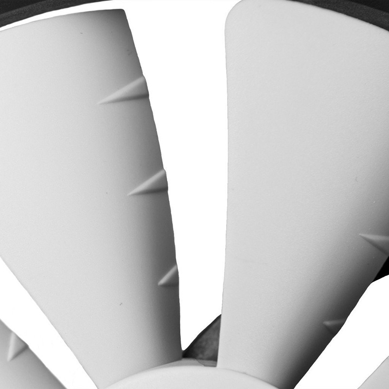 追风者(PHANTEKS) 黑白F140XP大风量版 14cm机箱冷排散热风扇(液压轴/聚流叶片/ 4pin-PWM温控/2年质保)