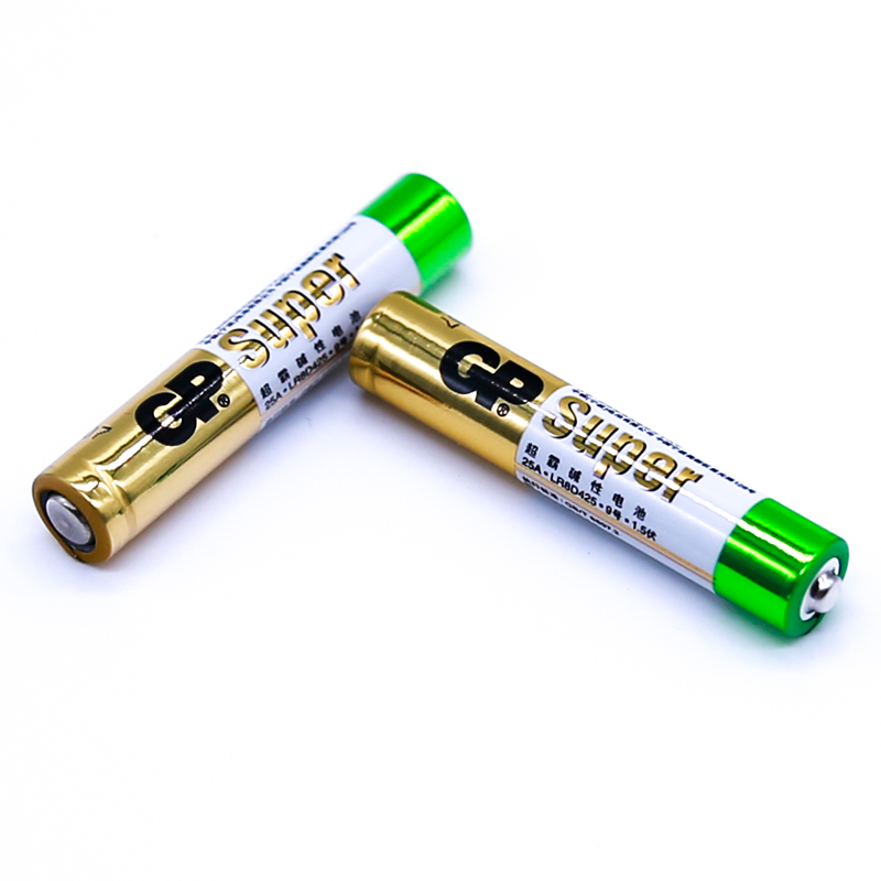 超霸（GP）9号碱性电池25A2粒装 适用于电子玩具/手写笔/蓝牙耳机/医疗仪器/电动工具等 AAAA