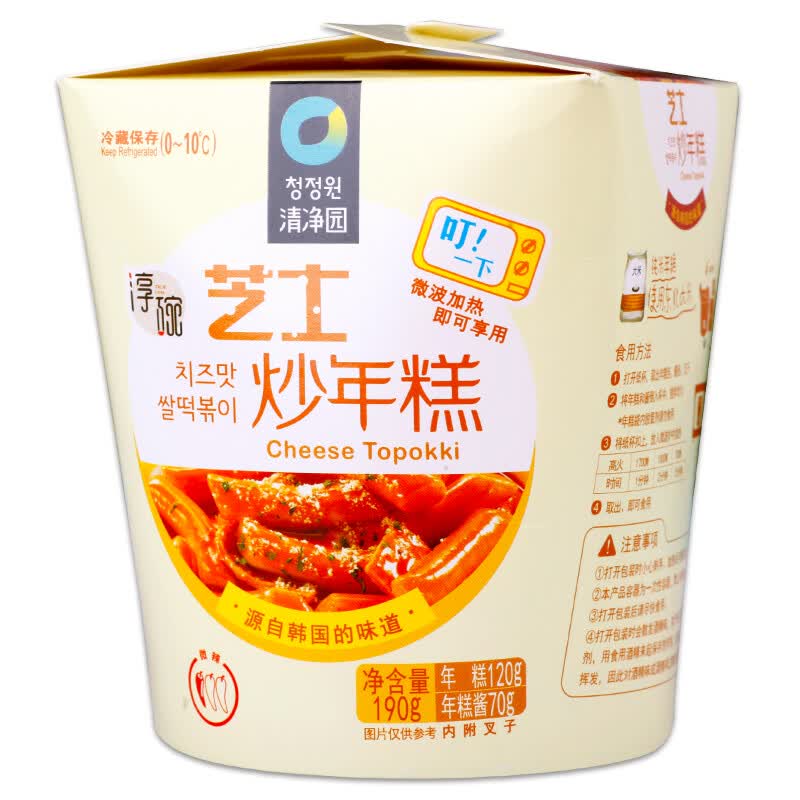 清净园 淳碗 芝士炒年糕 190g