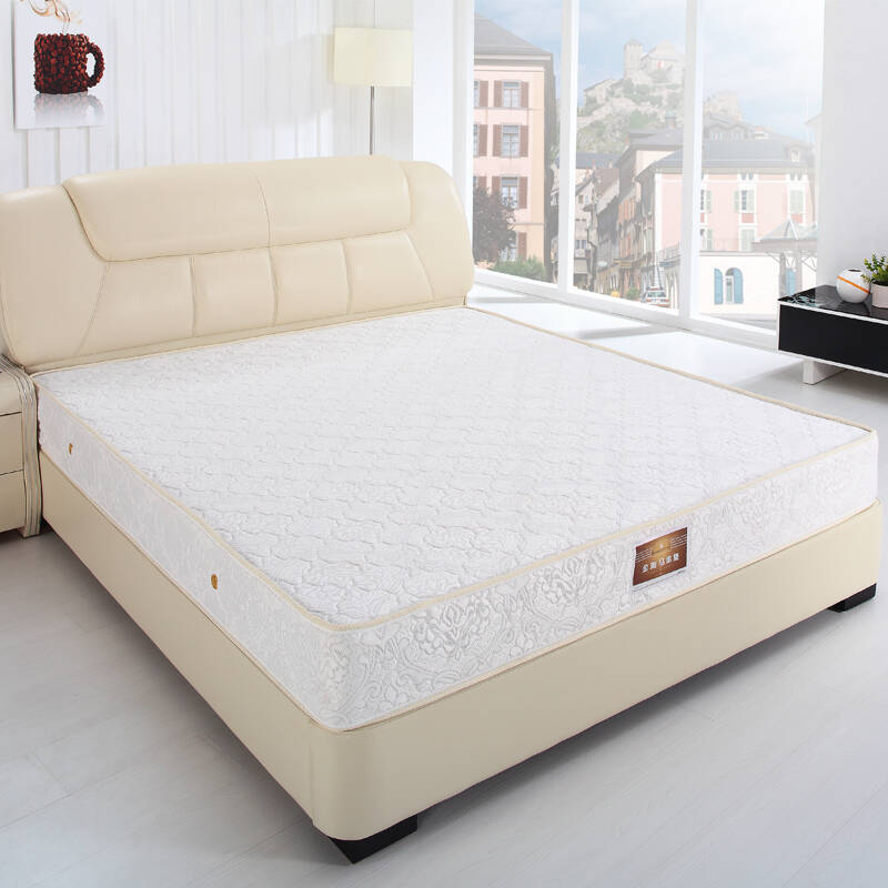 金海马kinhom 品尚时代 现代简约白色提花 整网弹簧床垫 wl004 1800*