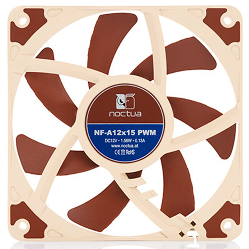 貓頭鷹（NOCTUA）NF-A12x15 PWM 12cm風(fēng)扇（4Pin PWM風(fēng)扇/15mm厚度/CPU風(fēng)扇/機(jī)箱散熱風(fēng)扇）