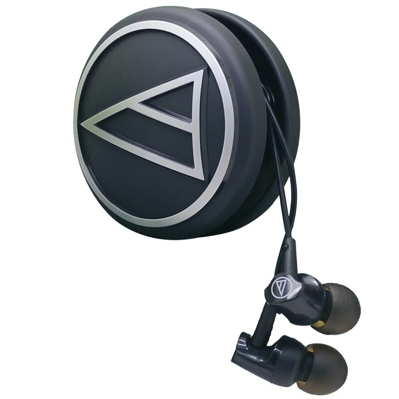 铁三角 CLR100 入耳式运动有线耳机 居家办公 立体声 音乐耳机 黑色