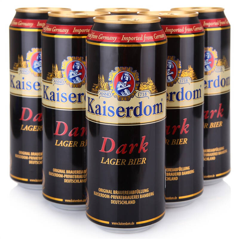 德國進口 kaiserdom 黑啤酒 500ml*6聽 自營