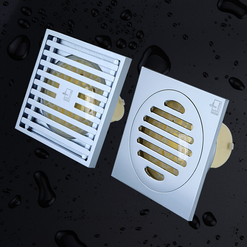 解析潜水艇(submarie)tk11 大排量铜镀铬镜面防臭地漏两件质量怎么样?