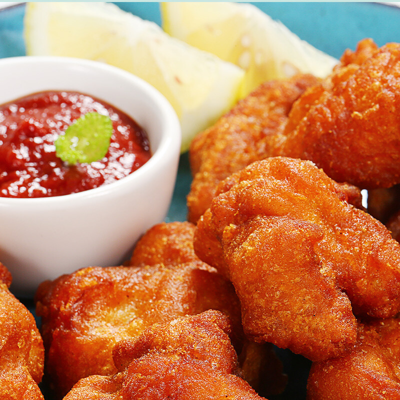 上鲜 日系龟井唐扬 500g 出口日本级 油炸鸡块油炸鸡腿肉块炸鸡裹粉